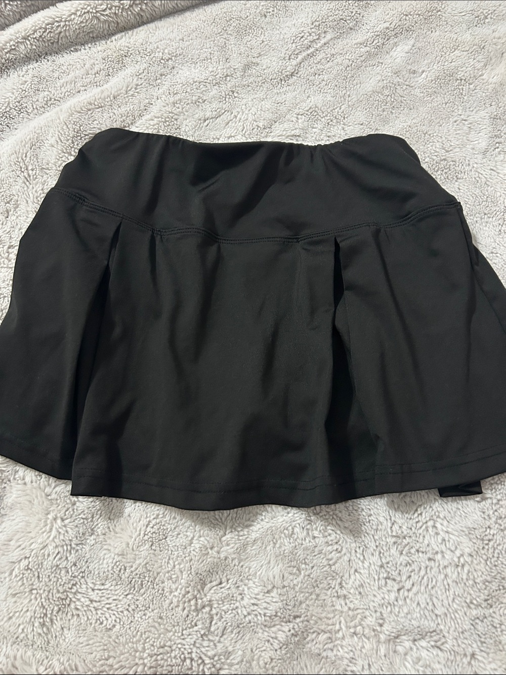 Black Athletic Skirt - Flared Tennis Skort